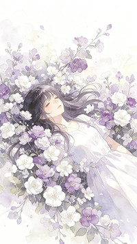 紫色调的温柔
