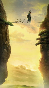 《道士下山》绝美海报