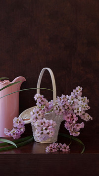 Easy to learn flower basket flower arrangement tutorial 46