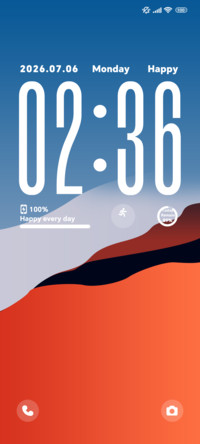 Azure Orange Peaks