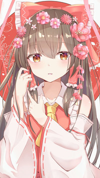 撑伞接落花