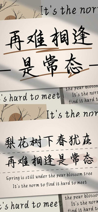 再难相逢是常态