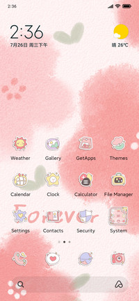 Pink flowers