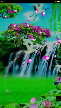 最美仙境（花瓣特效+重力感应）