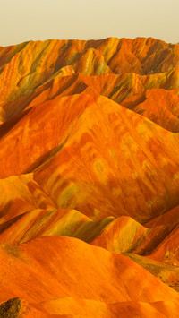 Zhangye Seven-color Danxia's magnificent scenery