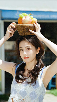 白鹿 少女系拍照模板