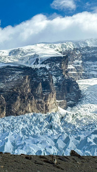 The magnificent glacier scenery of Muztagh Ata