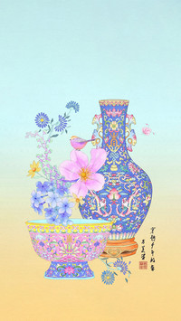 瓷器里的花鸟诗