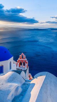 Scenery of santorini