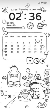 Puppy calendar