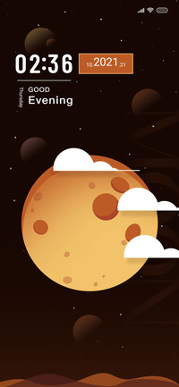 Cloud in the moon