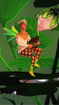 Cartoon anime illustrations