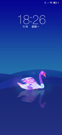 荧光天鹅