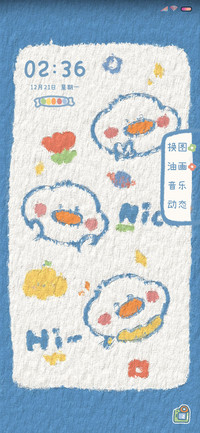 万事大吉鸭 油画风