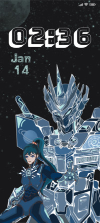 Blue Mecha