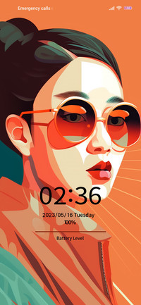 Glasses woman