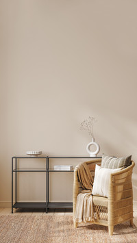 Light pastel beige room interior background