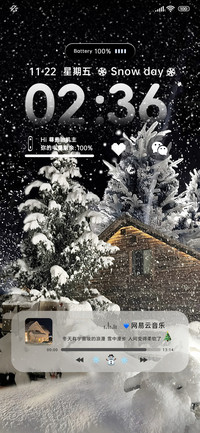 氛围全世界都在下雪