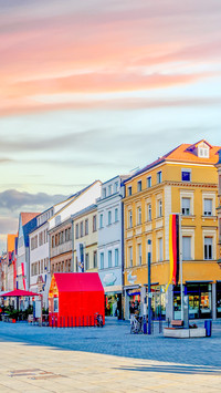 Old city of Bayreuth, Bavaria, Germany