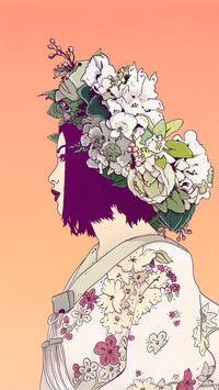 个性女生插画