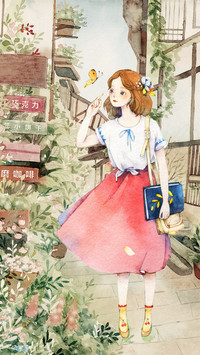 水彩插画