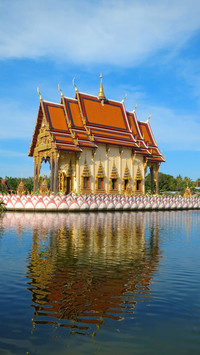 Peaceful Temple Reflection, A Gateway to Inner Tranquility