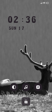 Deer Monochrome