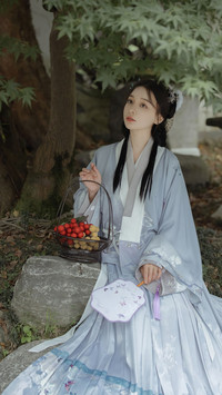 女子喜簪花
