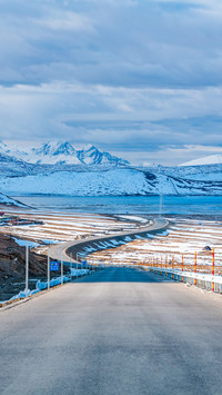 Highways in Shannancuona County, Xizang, China