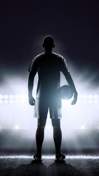 Concept of soccer ball, sport games, football match