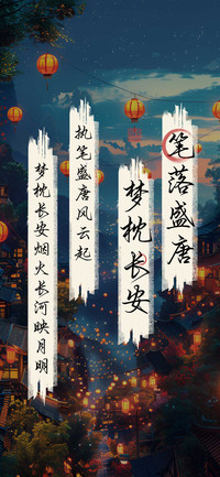 笔落盛唐梦枕长安