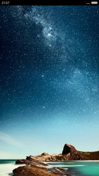 海上星空