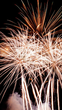 Fireworks towards the stars
