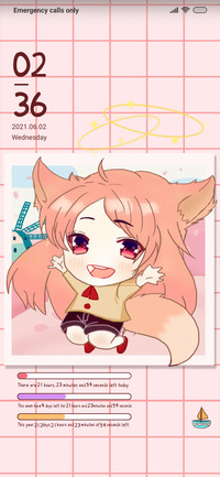 Cute fox's travel