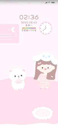 可爱萌兔女孩