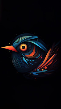 Creative Black Bird