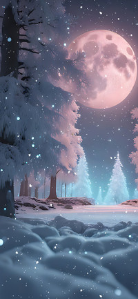 大雪纷飞 雪夜