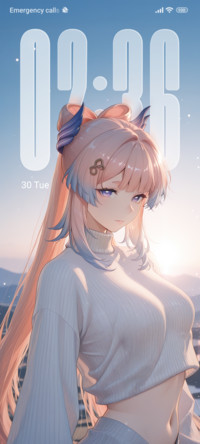 Pink-haired girl