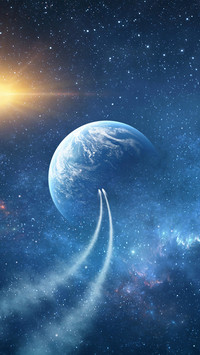 Electricity can be generated by the rotation of the earth