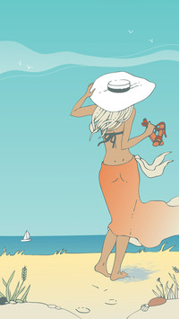 海边夏日-拍信图库
