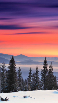 Snow country scenery