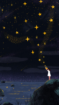夜暗方显万颗星