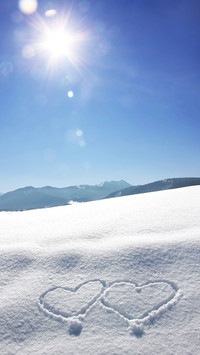 Winter snow