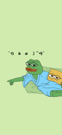 可爱悲伤蛙PEPE壁纸-锐景创意