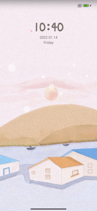 Setting sun