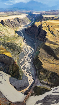 The magnificent scenery of Anjihai Grand Canyon