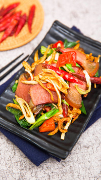 萝卜干炒腊肉