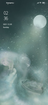 Starry sky green