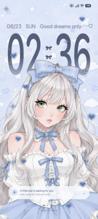 Blue Anime Girl