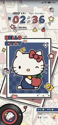 HelloKitty复古拼贴